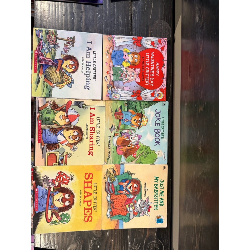 Lot of 6 Mercer Mayer Little Critter Books Scholastic Golden Books Childrens